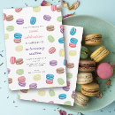 Search for macaroon birthday invitations Colourful