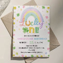 Search for irish rainbow invitations Four leaf clover