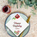 Search for happy birthday napkins Gold