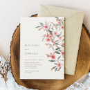 Search for pink flower wedding invitations Floral