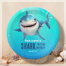 Search for shark paper plates Boy birthday