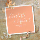 Search for peach wedding napkins Classic