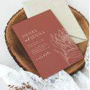 Search for boho bohemian wedding invitations Minimal