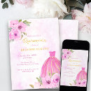 Search for pink quinceanera invitations Pink and gold