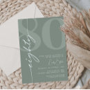 Search for 80th birthday invitations Modern