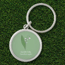 Search for flower of lily key rings Green