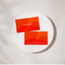 Search for bright red business cards Minimal