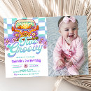Search for two groovy party invitations Floral