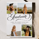 Search for modern graduation announcement cards College university