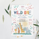 Search for wild one baby shower invitations Modern
