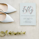 Search for blush pink 50th birthday invitations Feminine