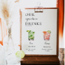 Search for his and hers cocktails Bride and groom drinks