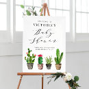 Search for cactus baby shower signs Boho