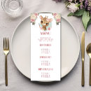 Search for cute menus Floral