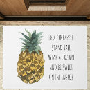 Search for pineapple doormats Exotic