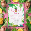 Search for pineapple baby shower invitations Palm leaves