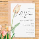 Search for tulip bridal shower invitations Watercolor