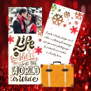 Search for traveling christmas cards Retro