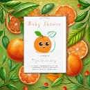 Search for orange fruit invitations A little cutie