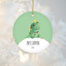 Search for dinosaur christmas tree decorations Boy