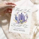 Search for purple bridal thank you cards Floral