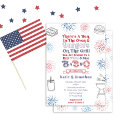 Search for red white blue baby shower invitations Fireworks