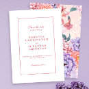 Search for lilac and peach invitations Botanical