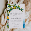 Search for lemon engagement party invitations Mediterranean