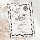 Search for black and white ball invitations Quirky