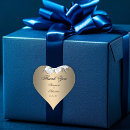 Search for heart gold stickers Love and thanks