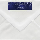 Search for silver glitter return address labels Navy blue