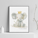 Search for nursery art Elephant