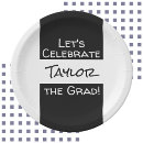 Search for graduation paper plates Class of 2024