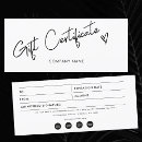 Search for make a business gift certificates Editable