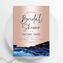 Search for navy and gold bridal shower invitations For her