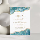 Search for teal blue shower bridal shower invitations Agate