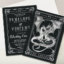 Search for dragon wedding invitations Vintage