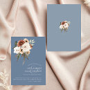 Search for dusty blue and peach wedding invitations Flowers