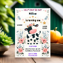 Search for cow 1st birthday invitations Barnyard