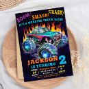 Search for smash invitations Monster truck party