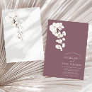 Search for white and purple wedding invitations Boho