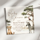 Search for wildlife baby shower invitations Watercolor