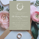 Search for royal green wedding invitations Traditional