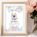 Search for dog signature drink wedding signs Pet