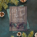 Search for tree trimming party invitations Festive