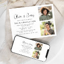 Search for photo collage graduation invitations Simple