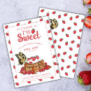 Search for two sweet birthday invitations Baby girl