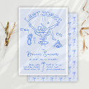 Search for champagne glass hens party invitations For her
