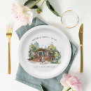 Search for lake paper plates Watercolor