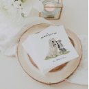 Search for dog napkins Bride and groom